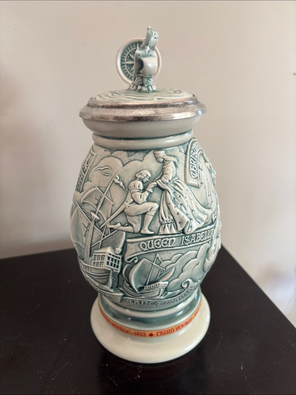 Avon Christopher Columbus New World Stein - 1992
